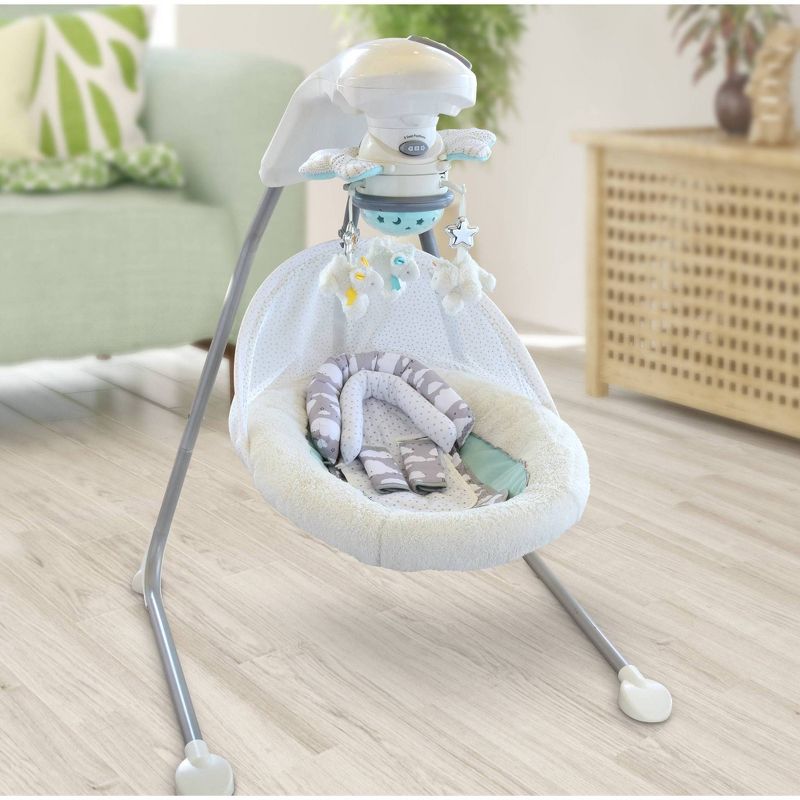 GO By Goldbug Space Duo Head Support And Strap Cover Set For Car Seat, Stroller, Bouncer