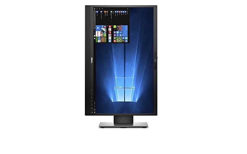 Dell P2418HZm 23.8" IPS Computer Monitor for Video Conferencing - P Series, black/silver.