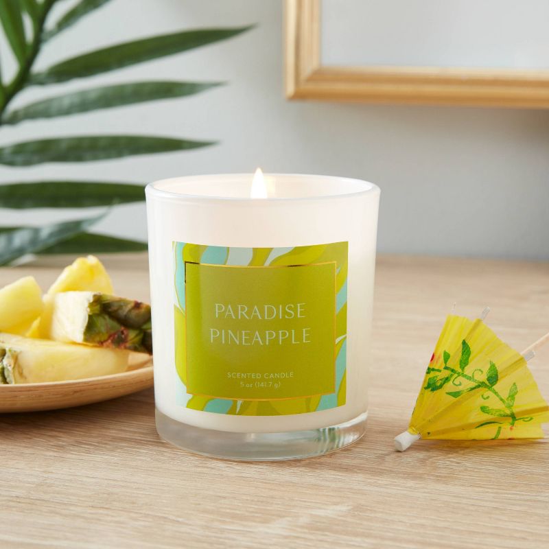 5oz Glass Jar Paradise Pineapple Candle - Opalhouse™
