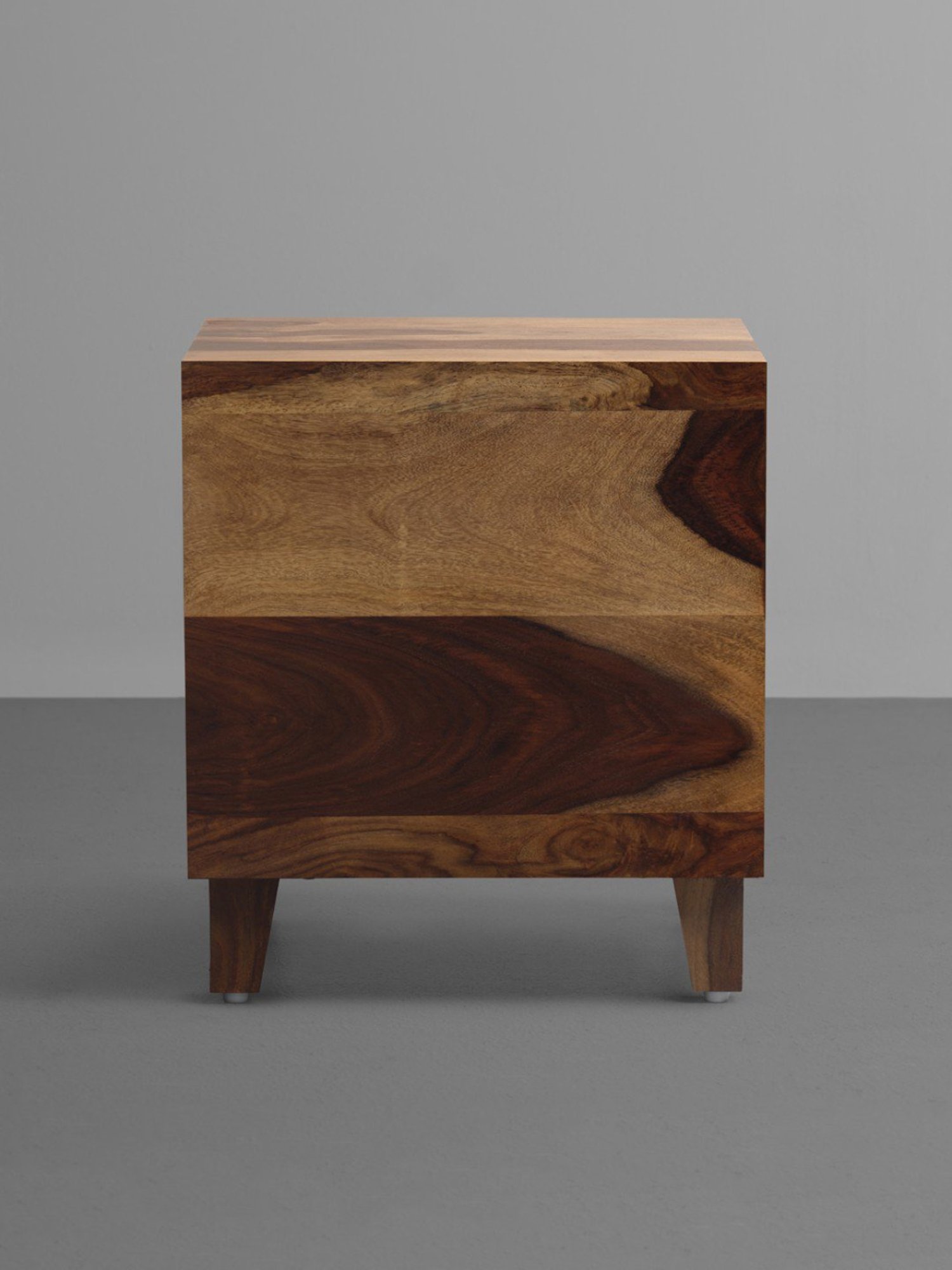 Sleepyhead Ally Teak Brown Sheesham Wood Bedside Table