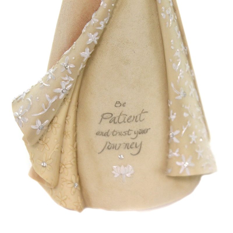 Foundations 7.5" Angel Of Patience Hour Glass Inspiring Spiritual  -  Decorative Figurines