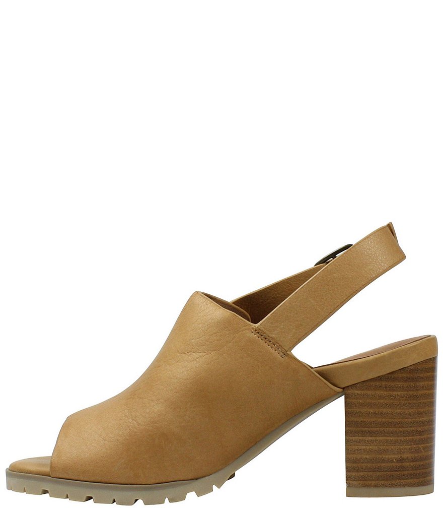 L'Amour Des Pieds Quenton Leather Slingback Sandals