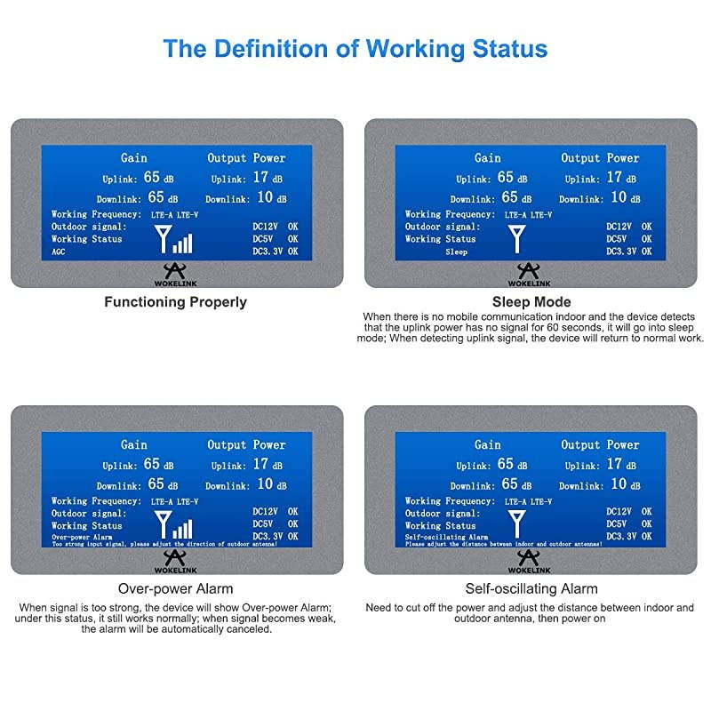 Signal Booster AT&T Cell Phone Signal Booster 4G LTE T-Mobile Cricket US Cellular Band12/17 Cell Signal Booster AT&T Cell Phone Booster Cell Extender Signal Amplifier Boost Voice+Data for Home