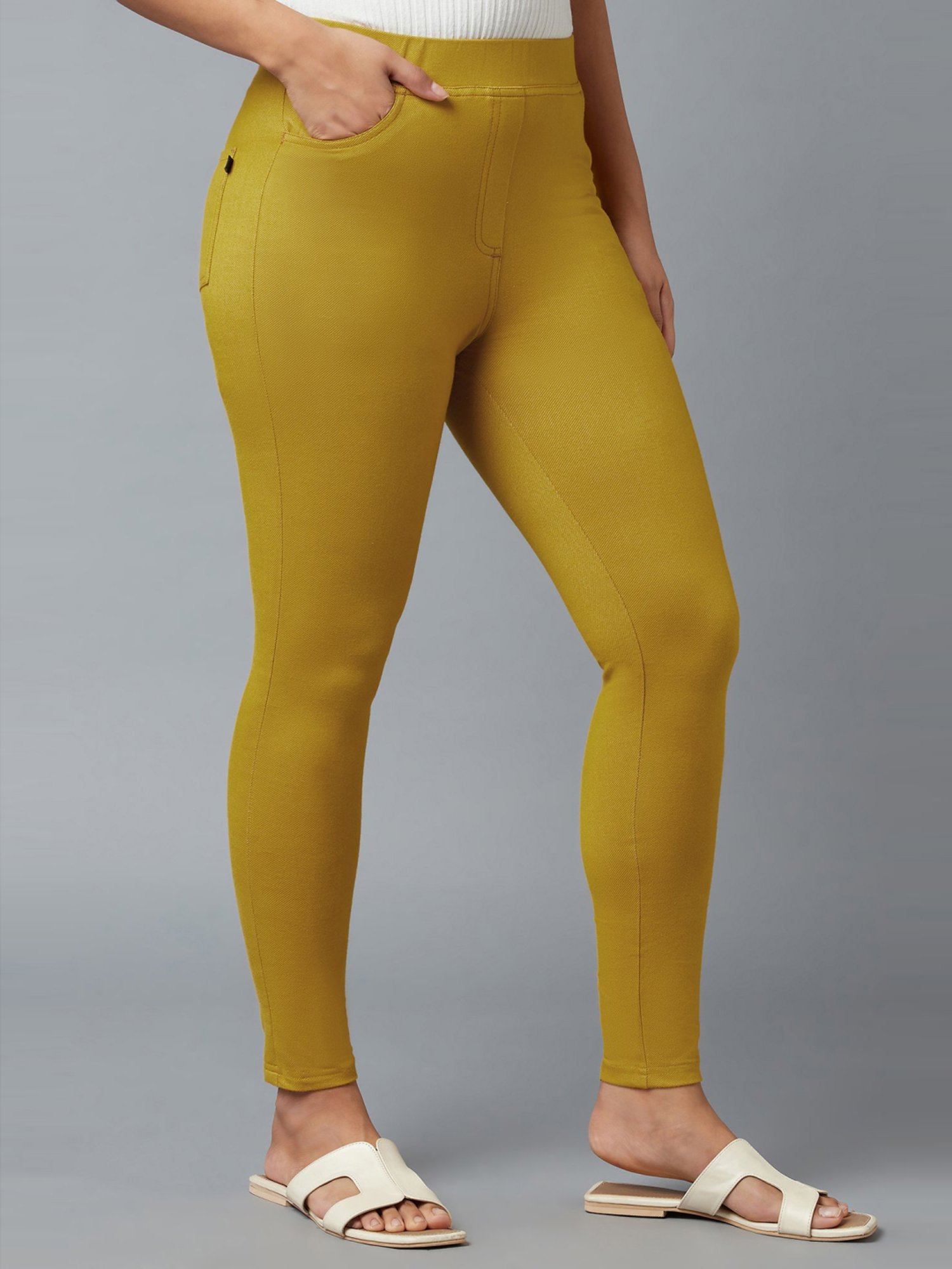 Elleven from Aurelia Olive Green Jeggings