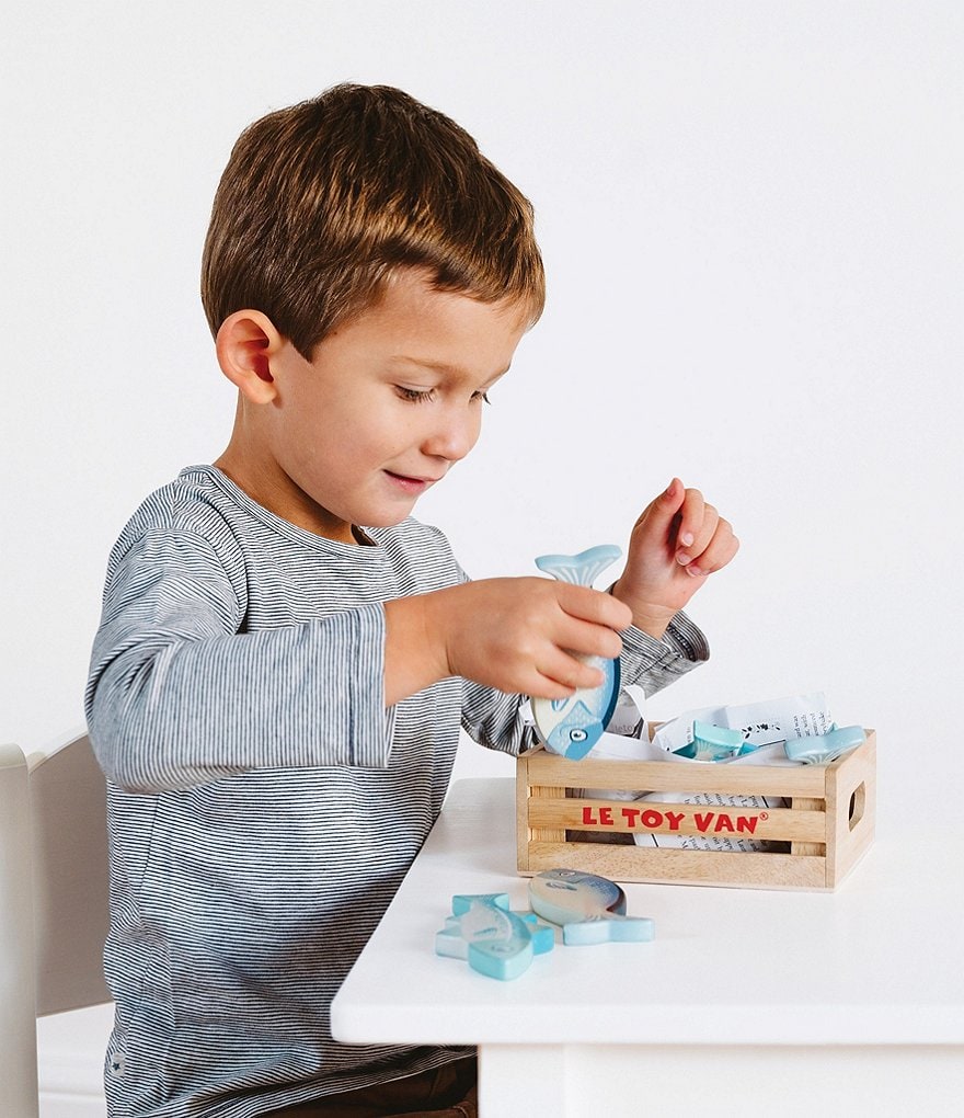 Le Toy Van Honeybee Market Fresh Fish Crate