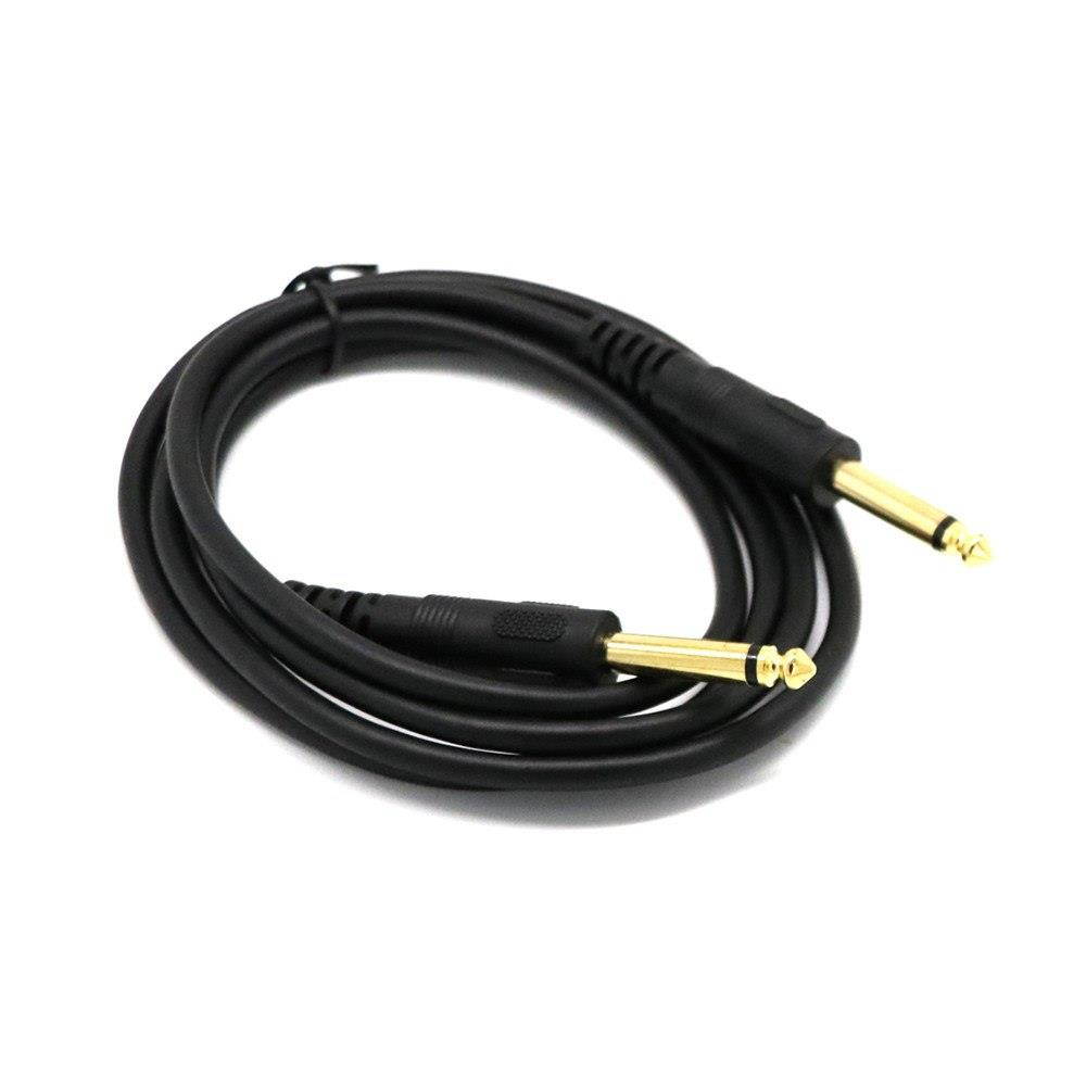 Male to Male 1.5m Premium 6.35mm Mono Jack 1/4" TS Cable Unbalanced Guitar Patch Cords/Instrument Cable Male to Male 1.5m M.27