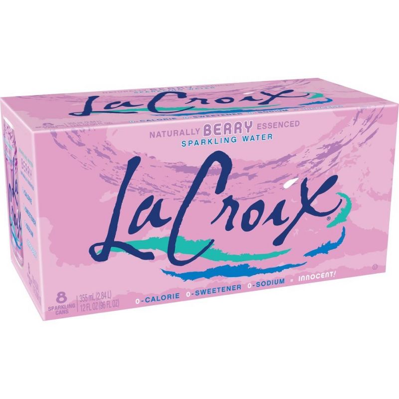LaCroix Berry Sparkling Water - 8pk / 12 fl oz Cans