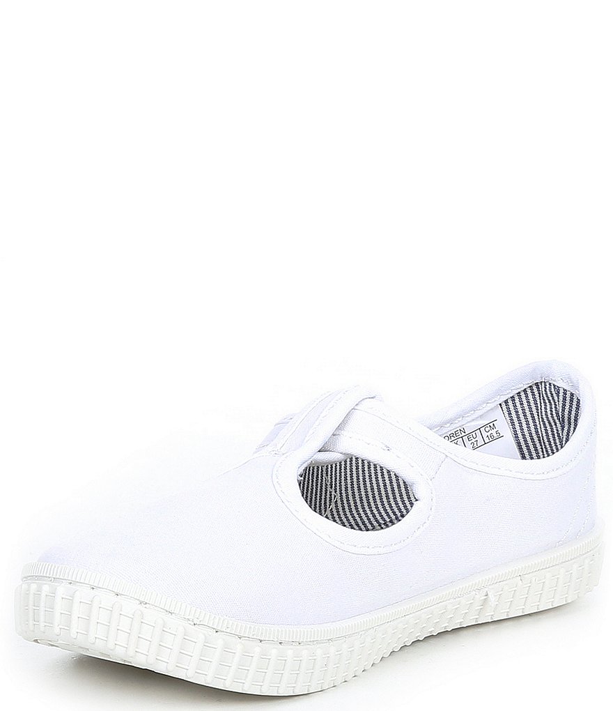 Copper Key Adventure Wear Girl's Bestee-A Washable Canvas T-Strap Sneakers (Toddler)