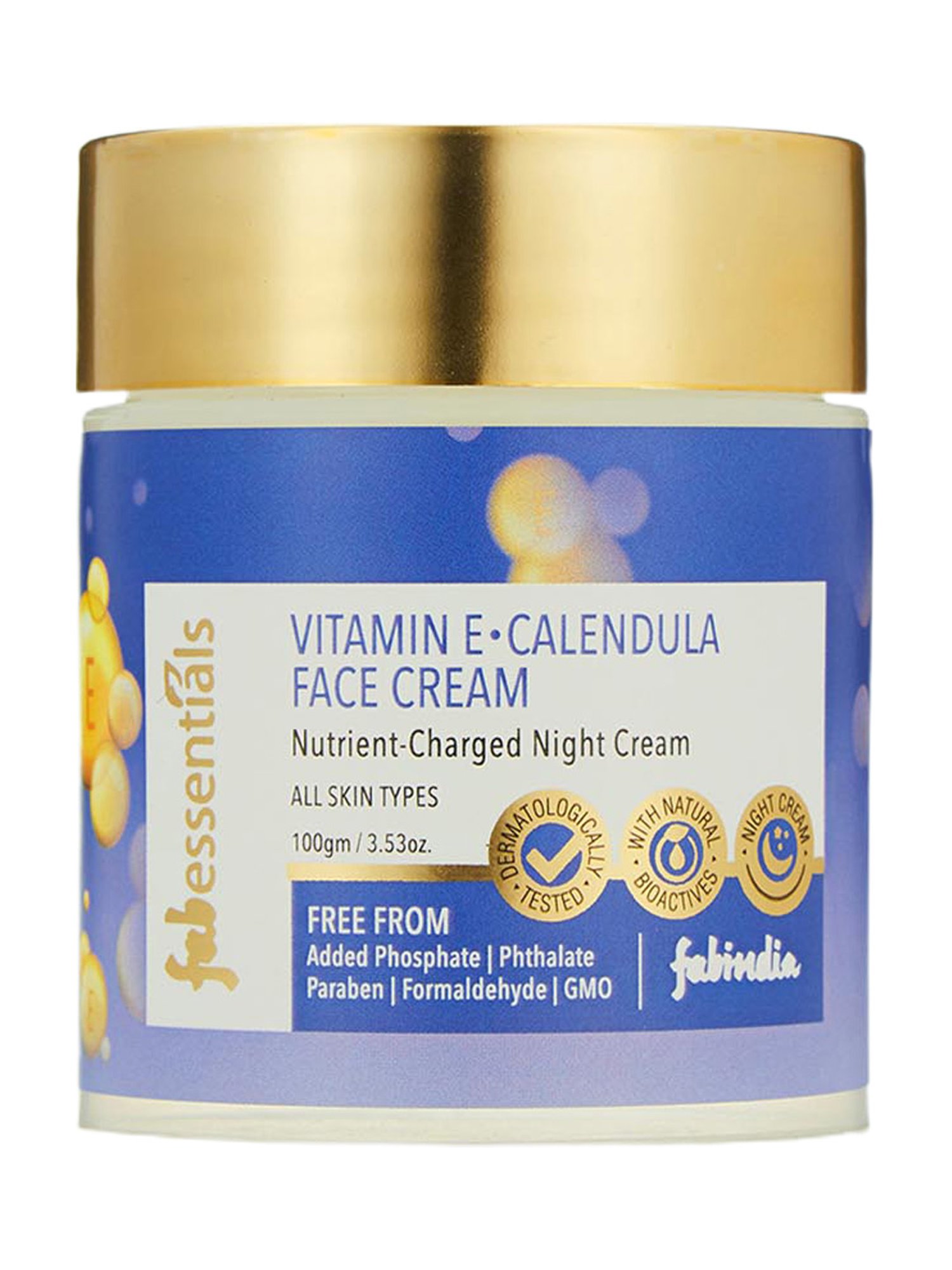 Fabessentials Vitamin E & Calendula Face Cream - 100 gm