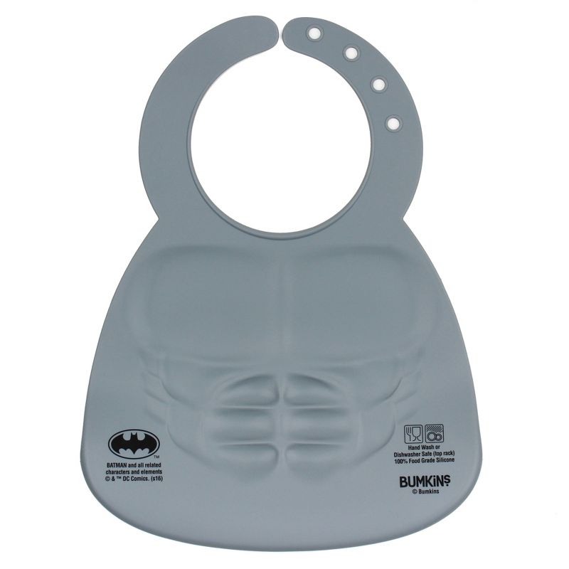 Bumkins DC Comics Silicone Muscle Bib - Batman