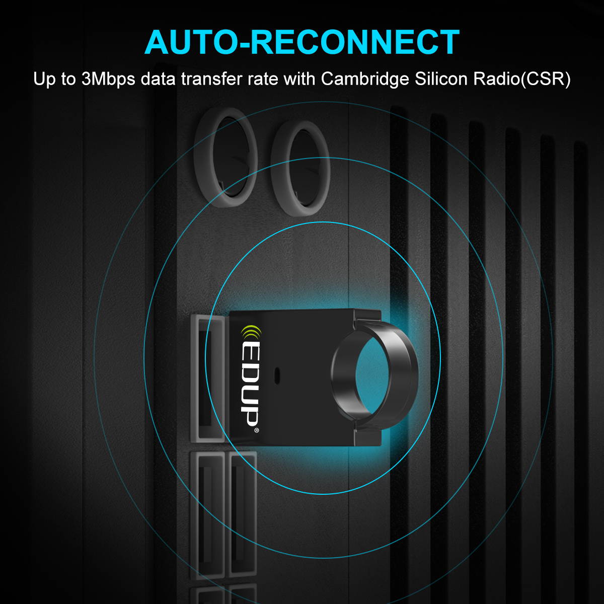 USB Bluetooth Adapter 4.0 A2DP 2-in-1 Bluetooth Music Sound Receiver Transmitter Audio Receiver For Computer PC Desktop