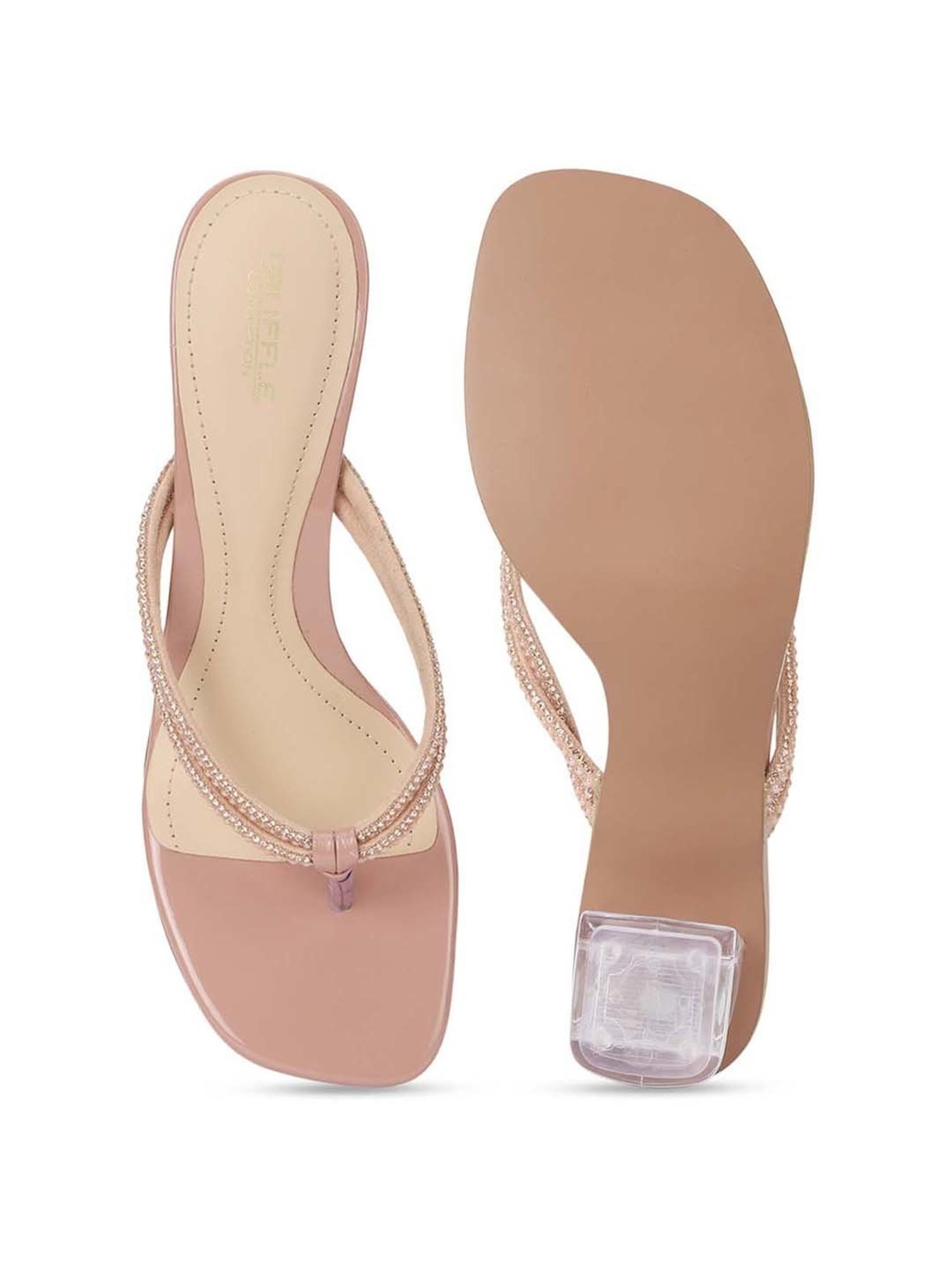 Truffle Collection Women's Nude Thong Sandals
