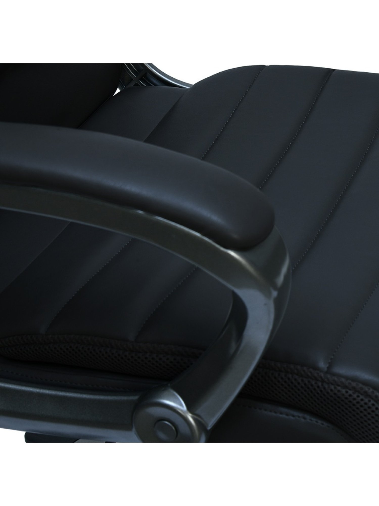 Nilkamal Bold Cream PU Leather Office Chair