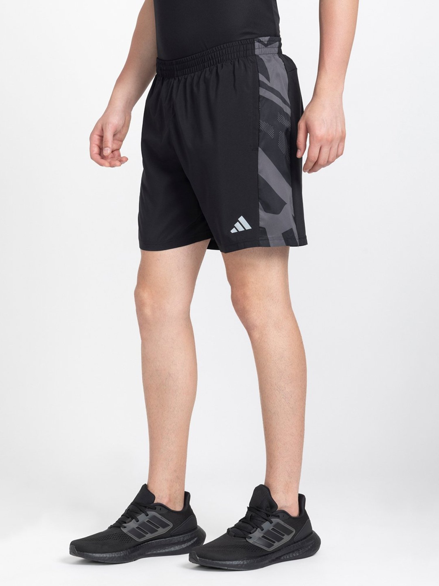 adidas Black Regular Fit Sports Shorts