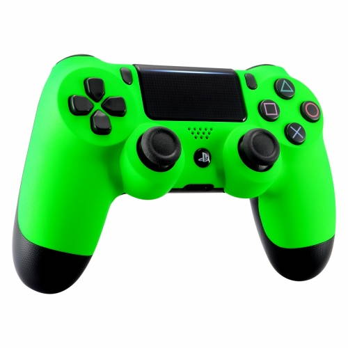 "Soft Touch Neon Green" Ps4 PRO Custom UN-MODDED Controller Exclusive Unique Design CUH-ZCT2