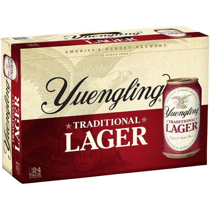 Yuengling Amber Lager Beer - 24pk/12 fl oz Cans