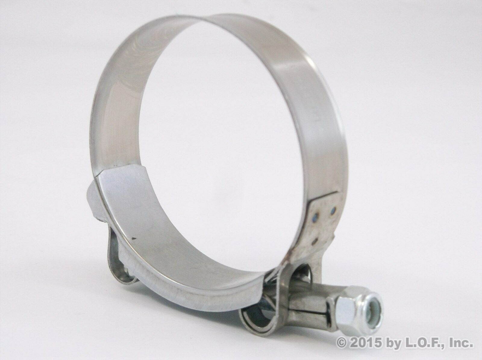 6pc Premium 304 Stainless Steel T-Bolt Turbo Silicone Hose Clamp Variety