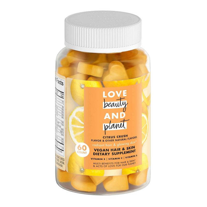 Love Beauty and Planet Multi-Benefit Vitamins Dietary Supplement - Citrus Crush – 60ct