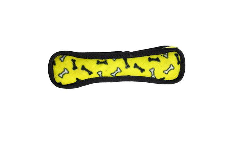Tuffy Ultimate Bone Dog Toy - Yellow