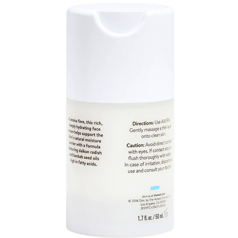 Honest Beauty Deep Hydration Face Cream with Shea Butter - 1.69 fl oz