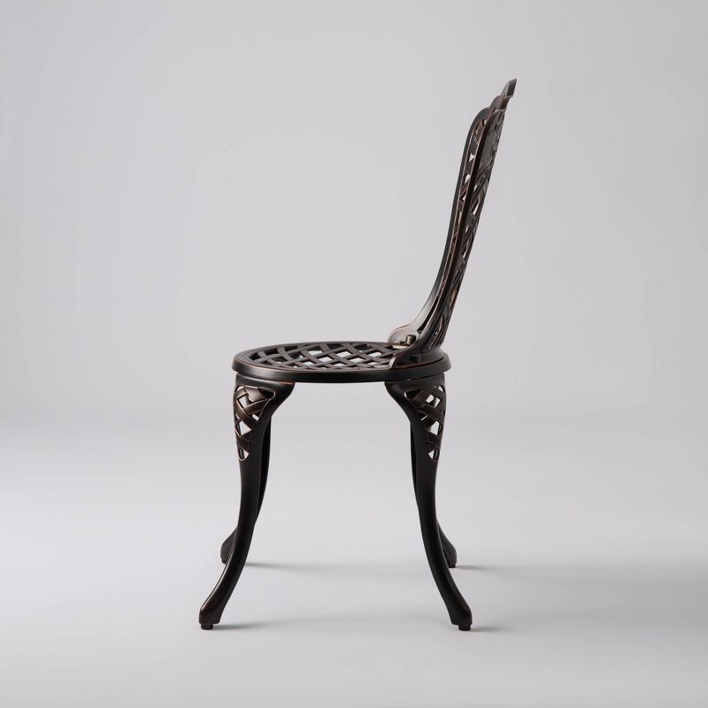 Scarlet 3pc Aluminum Bistro Set - Balkene Home