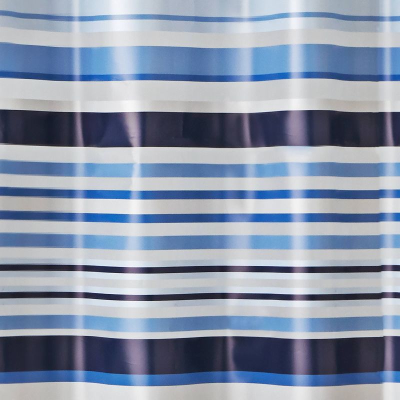 Arlington Striped Shower Curtain Blue - SKL Home