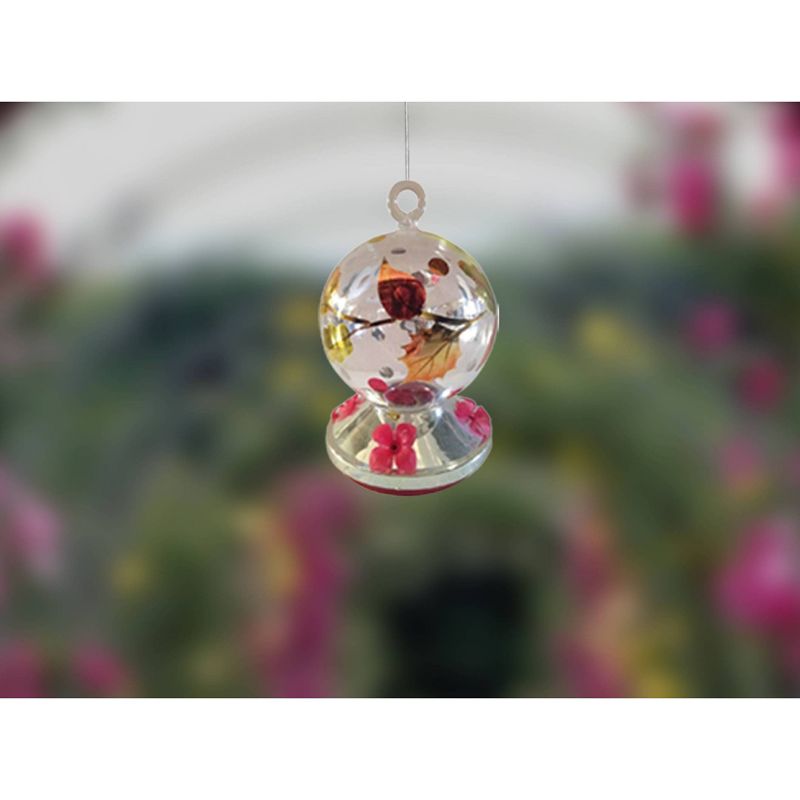 7.75" H Glass Bird Feeder - Creative Motion