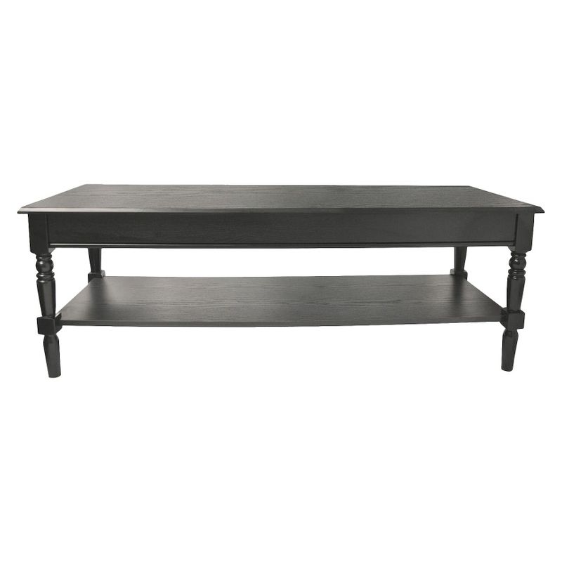 French Country Coffee Table Black - Breighton Home