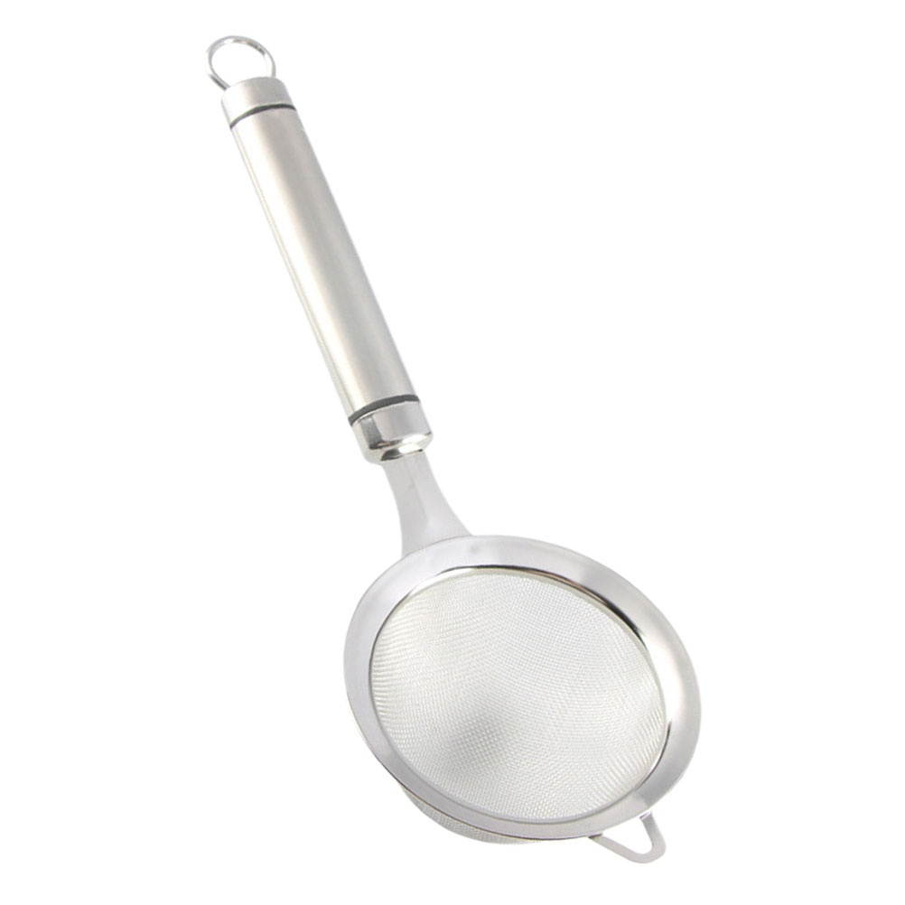 Practical Soy Milk Strainer Stainless Steel Filter Spoon Frying Oil Strainer