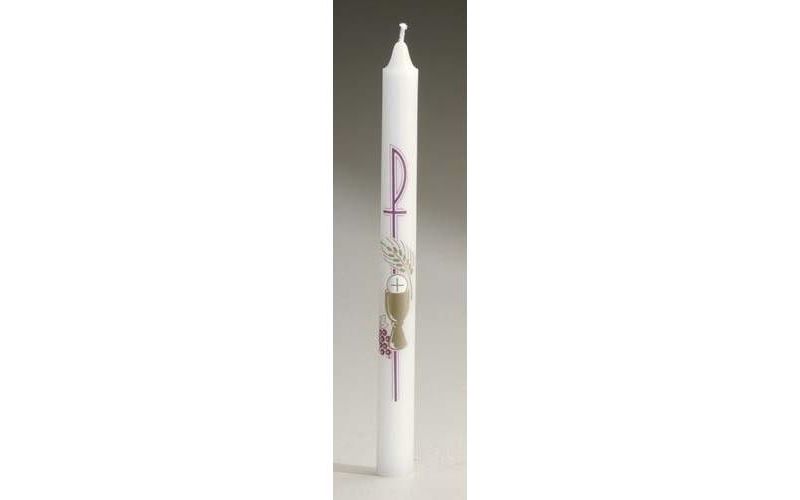 Roman 10" White First Communion Gifts Religious Christian Taper Candle
