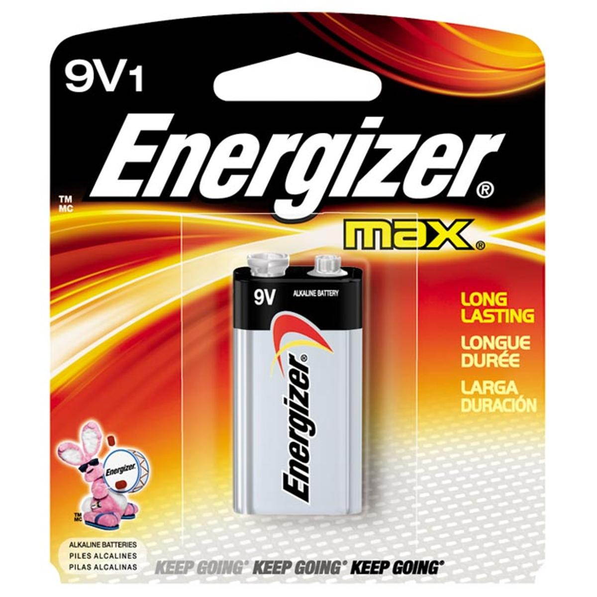 ENERGIZER BATTERIES ENER MAX BATTERIES 9V 1PK 522BP