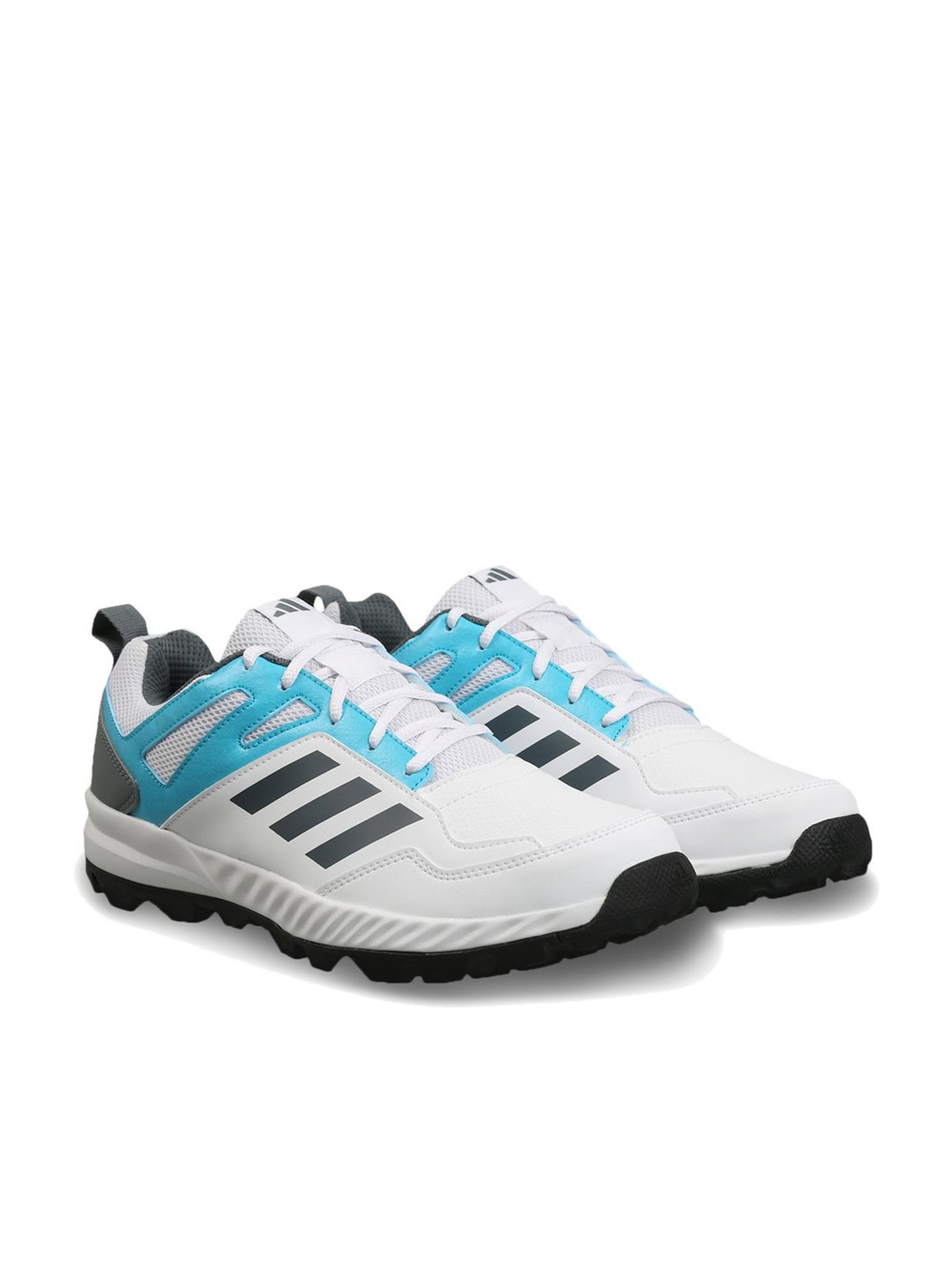 Adidas Men's Cri Rise V2 White Cricket Shoes