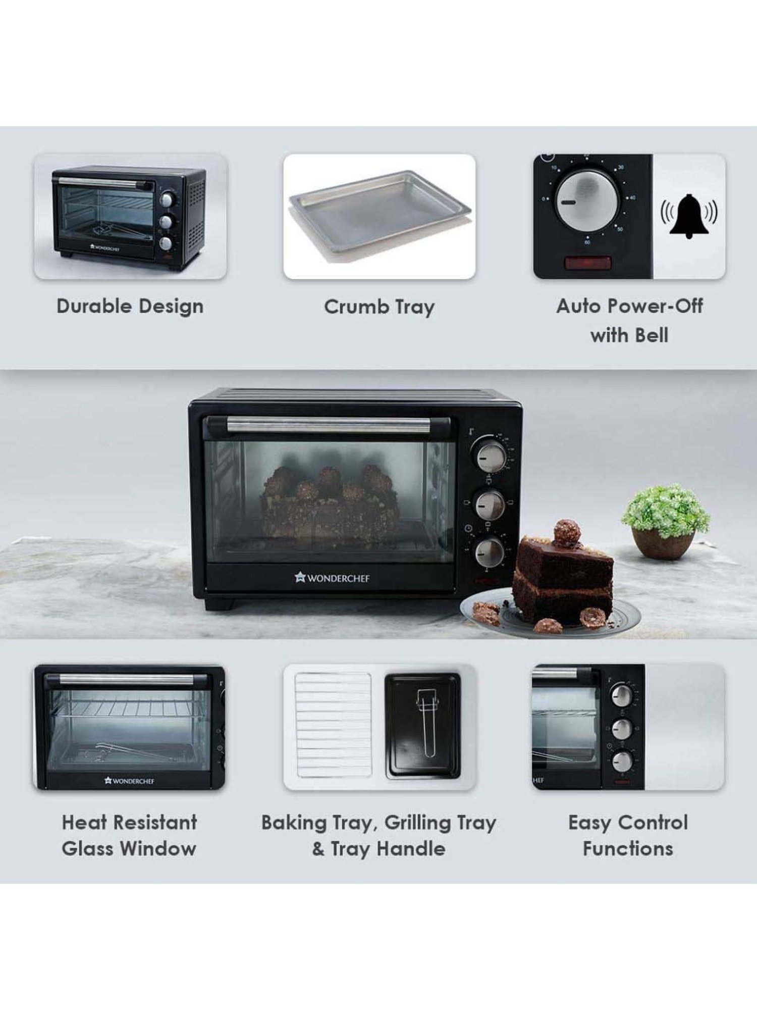 BLACK+DECKER 1280W 19L Oven Toaster Grill