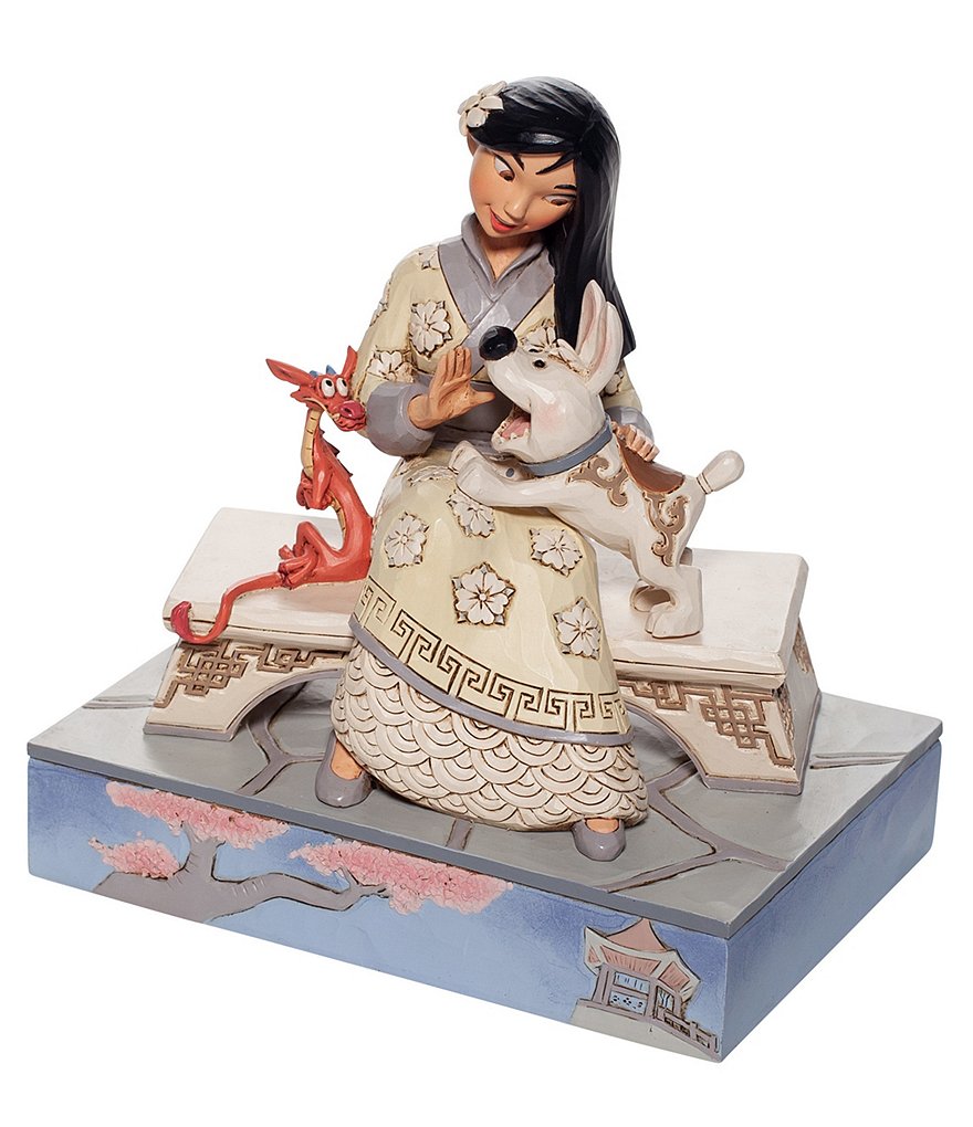 Disney Traditions Jim Shore Mulan White Woodland Figurine