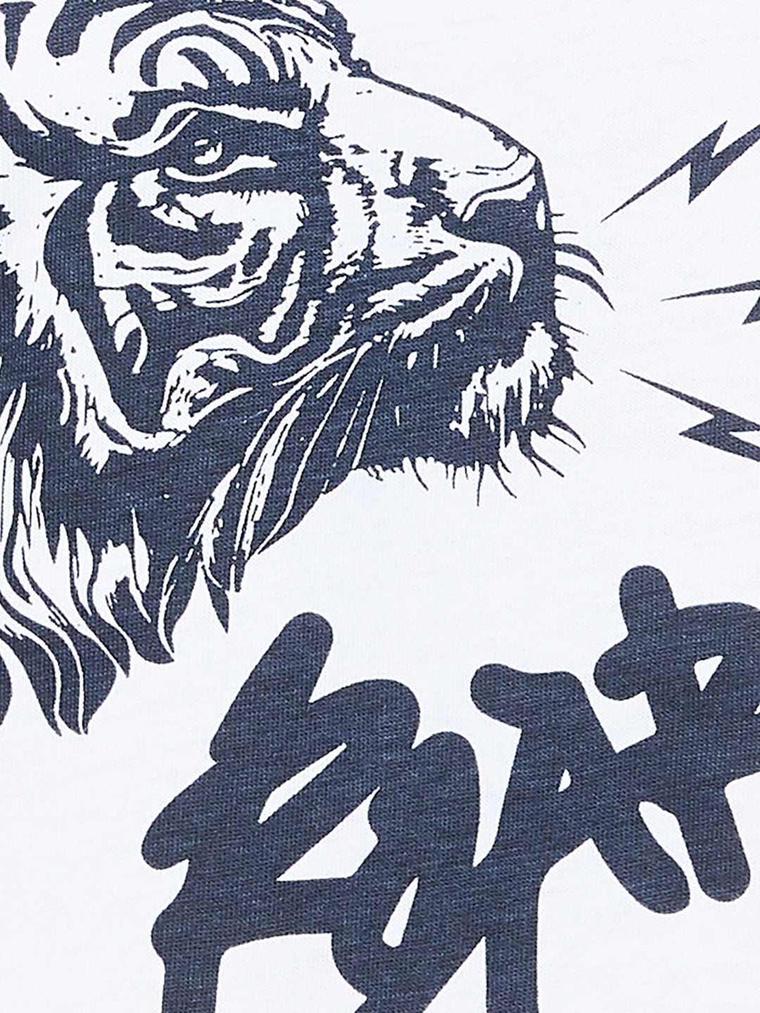 Forca By Lifestyle White Cotton Regular Fit Printed T-Shirt