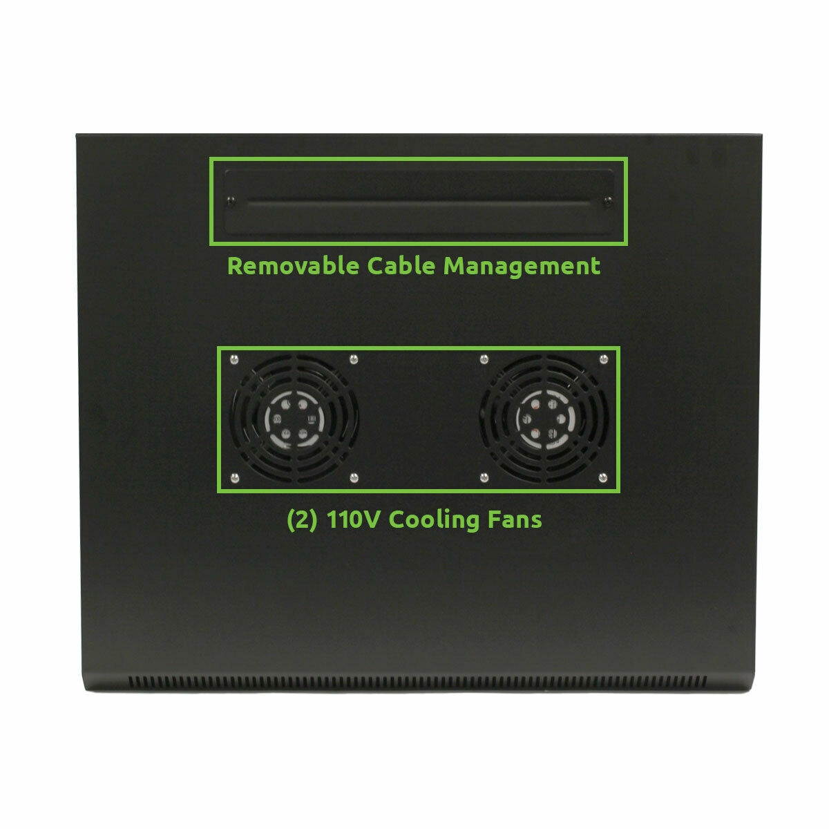 6U Wall Mount Network Server 19" Cabinet Rack Enclosure Glass Door Lock W/Shelf