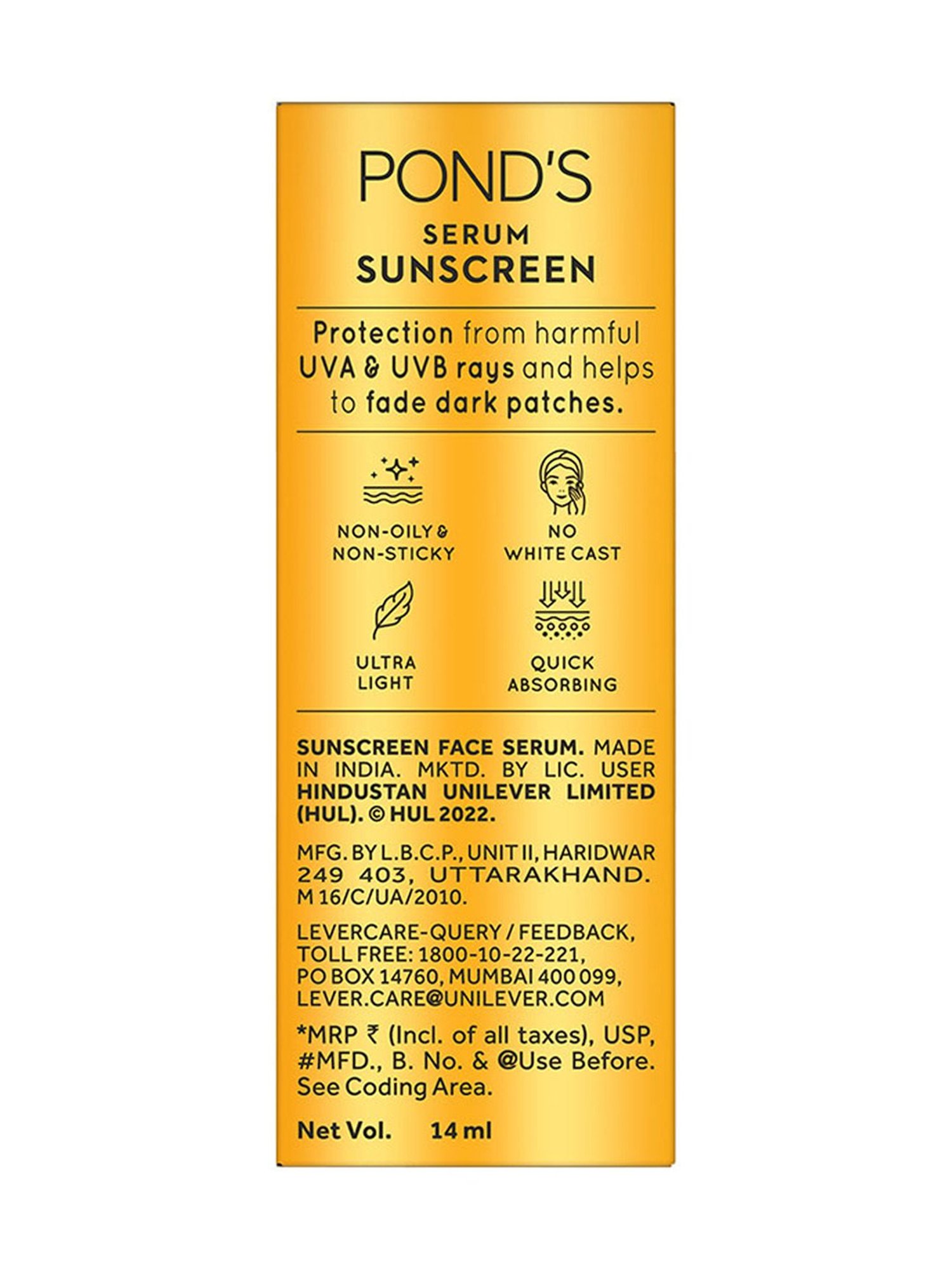 Pond's Serum Boost Sunscreen Serum SPF 50 - 14 ml