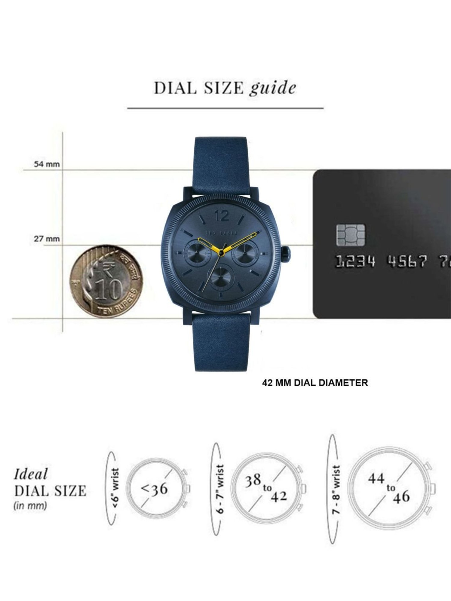 Ted Baker BKPCNF103 Caine Multifunction Watch for Men