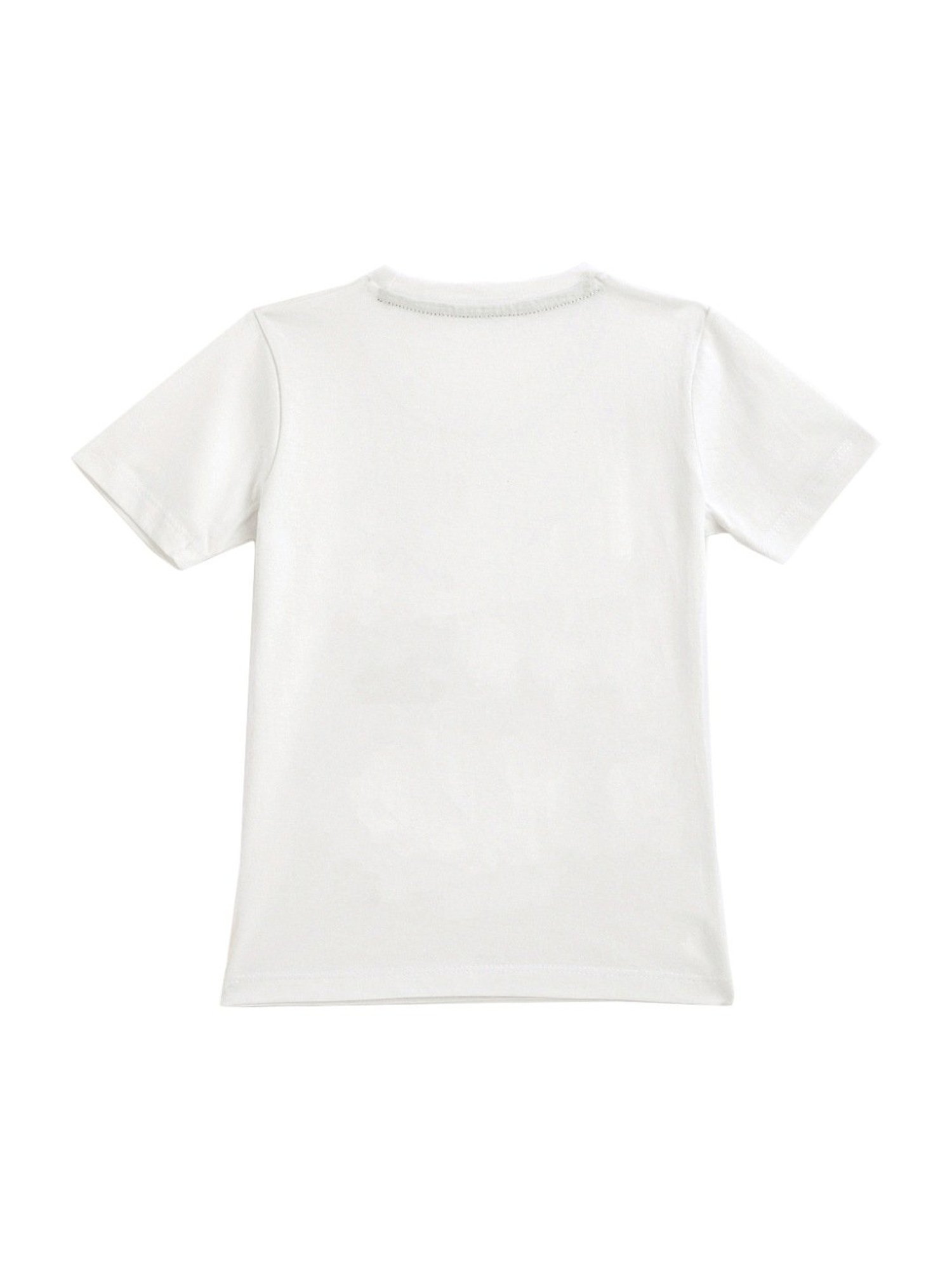 Kids Craft White Cotton Printed T-Shirt & Pants