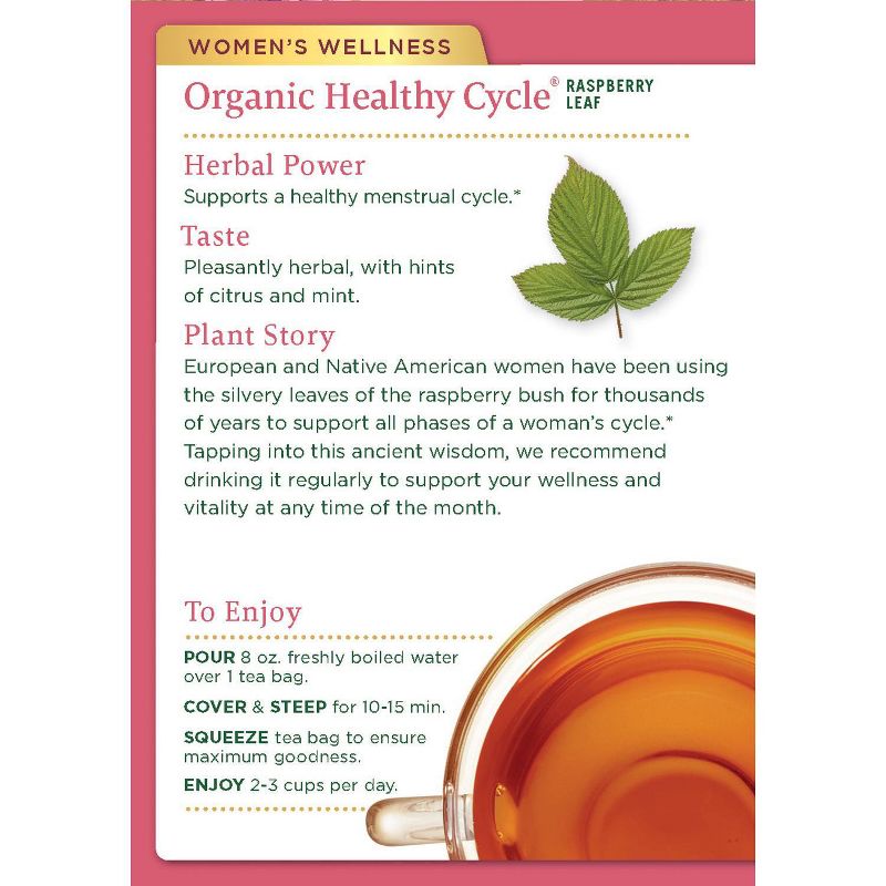 Traditional Medicinals Healthy Cycle Organic Tea - 32ct
