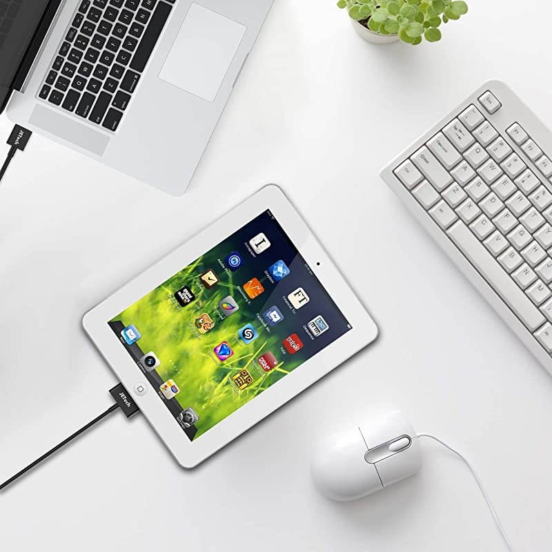 USB Sync and Charging Cable Compatible iPhone 4/4s, iPhone 3G/3GS, iPad 1/2/3, iPod, 3.3 Feet (Black)