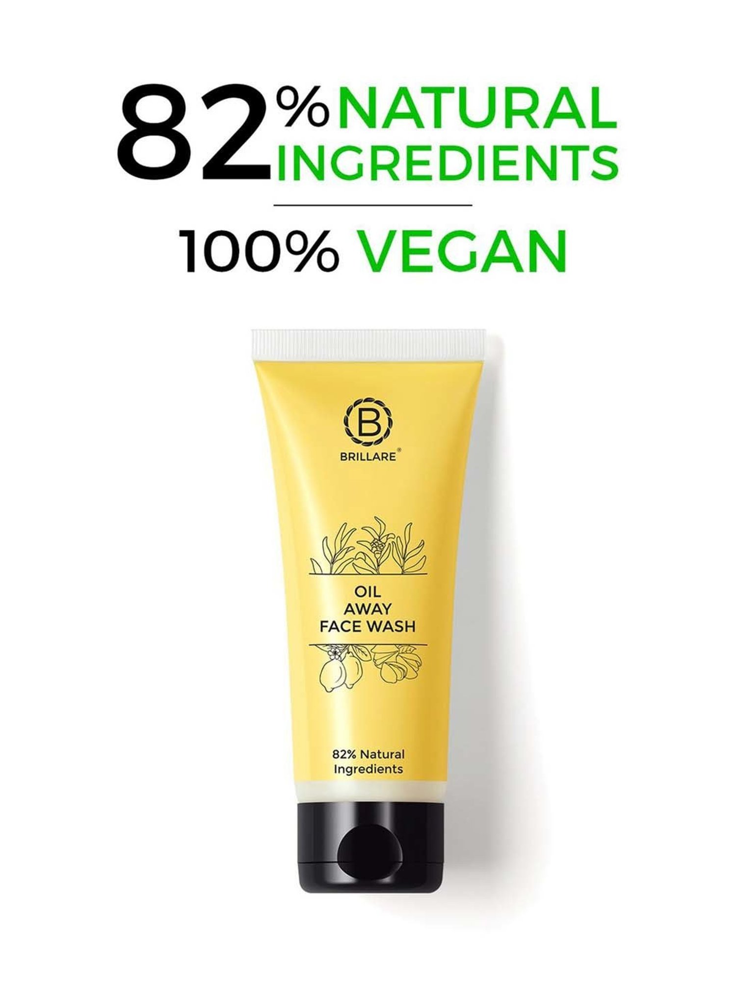 Brillare Oil Away Face Wash for Oily & Acne Prone Skin - 100 ml