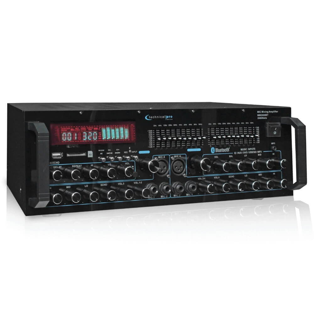 Technical Pro MM2000BT Pro Mic Mixing Amplifier