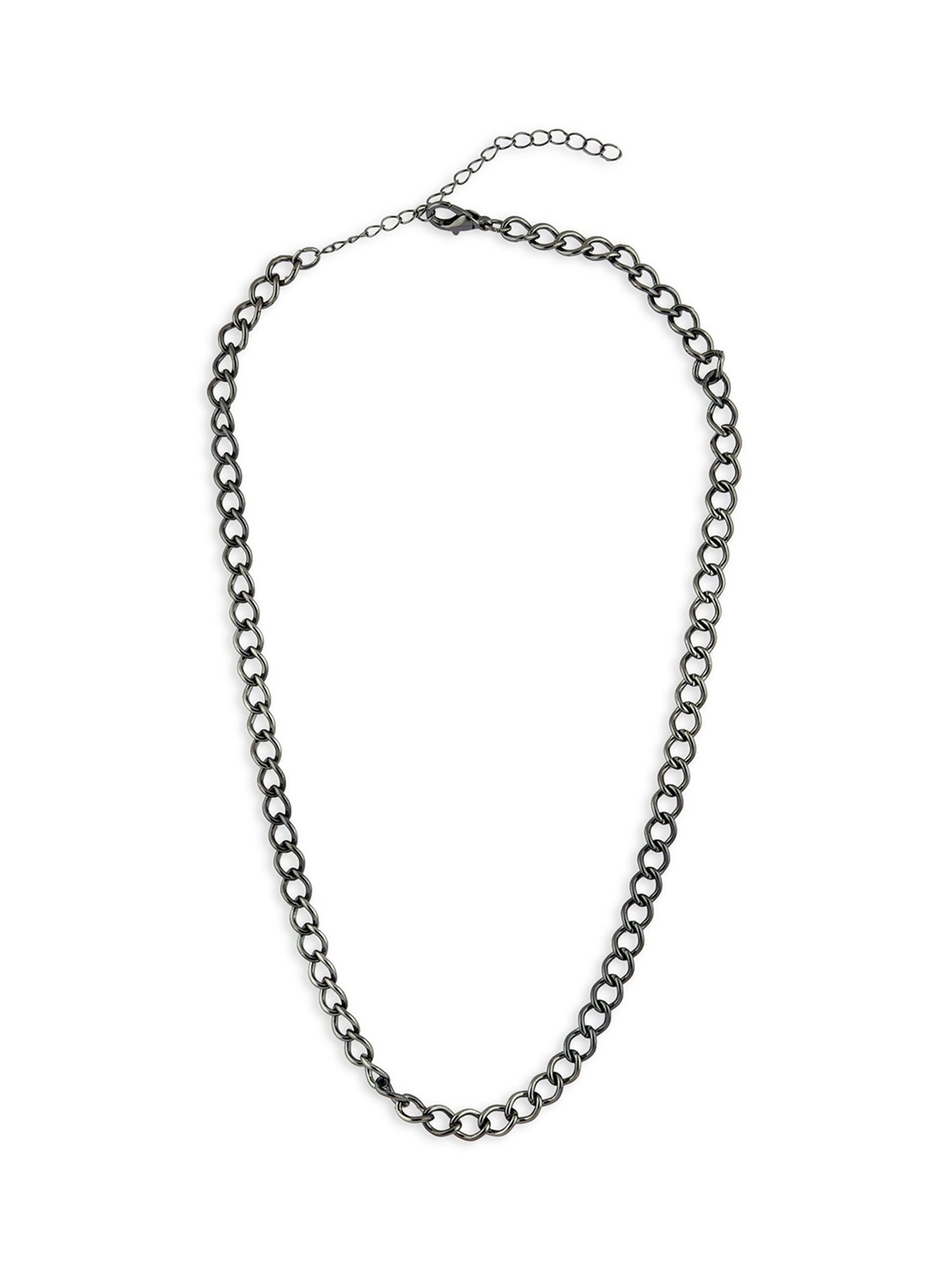 The Bro Code Glamorous Metalic Fusion Grey Necklace for Men