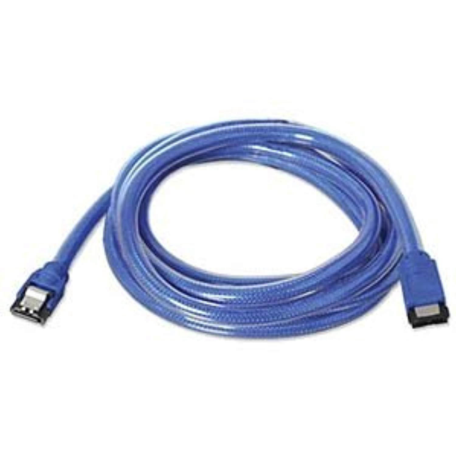 Link Depot 6-Feet E-SATA to SATA 3Gbps Cable, Blue (ESATA-SATA-6BU)