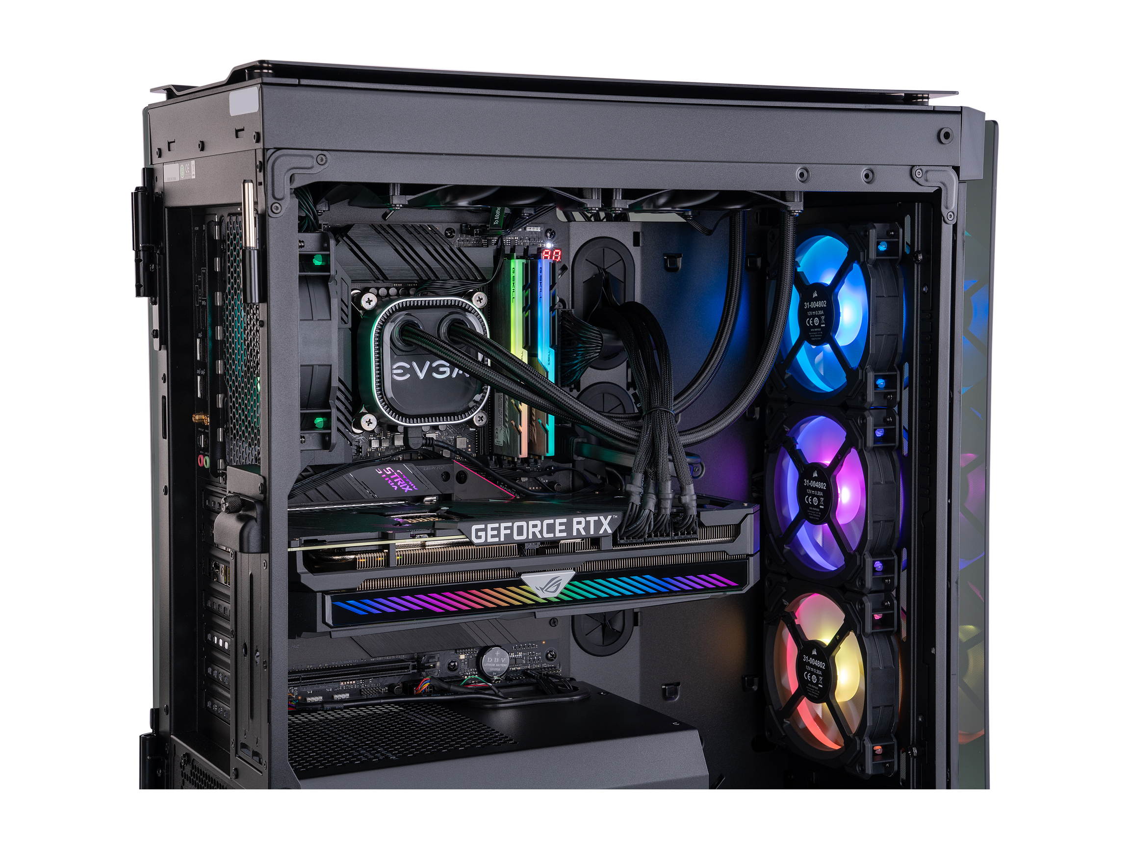 ABS Legend Gaming PC - Intel i9 11900K - ASUS ROG STRIX GeForce RTX 3080 Ti - G.Skill TridentZ RGB 32GB DDR4 3200MHz - 1TB AORUS GEN4 M.2 NVMe SSD - EVGA CLC 280MM RGB AIO - Windows 10 Pro 64-bit