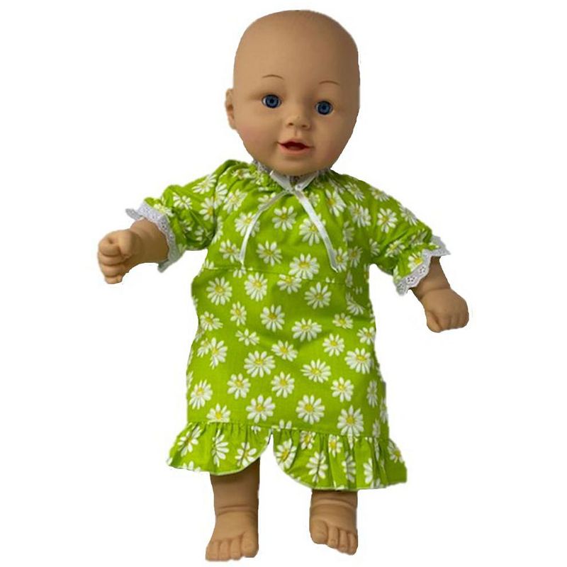 Doll Clothes Superstore Green Daisy Dress For Big Baby Dolls And Stuffed Animals