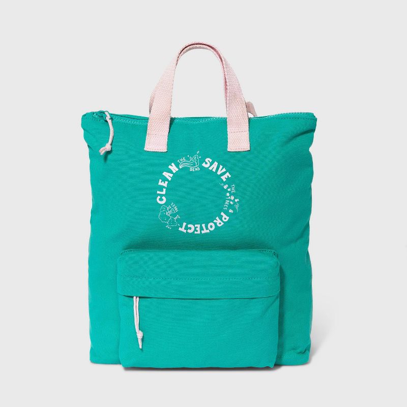 Girls' Clean Save and Protect Mini Backpack - Cat & Jack™ Green