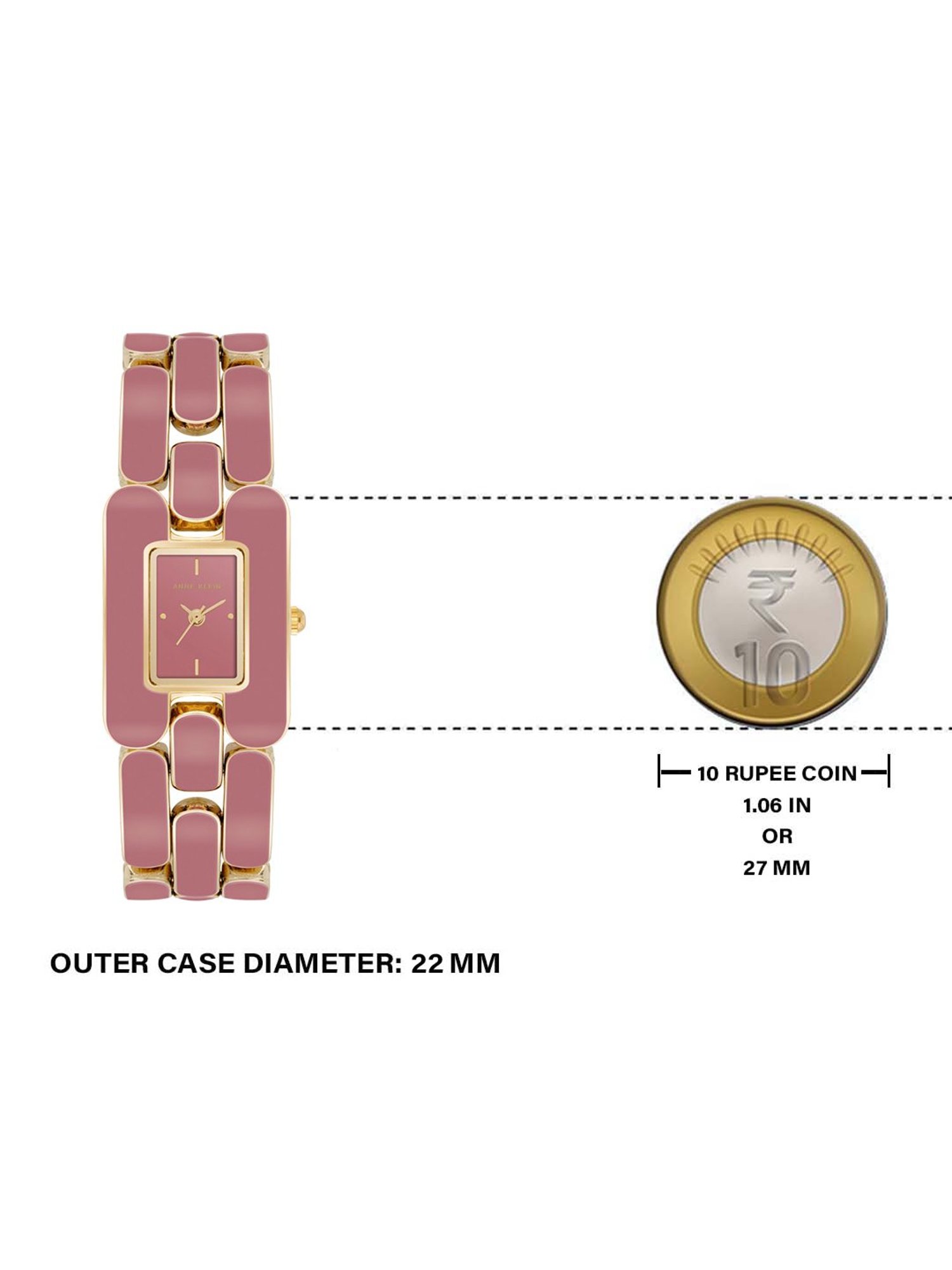 Anne Klein AK4068GPMV Analog Watch for Women