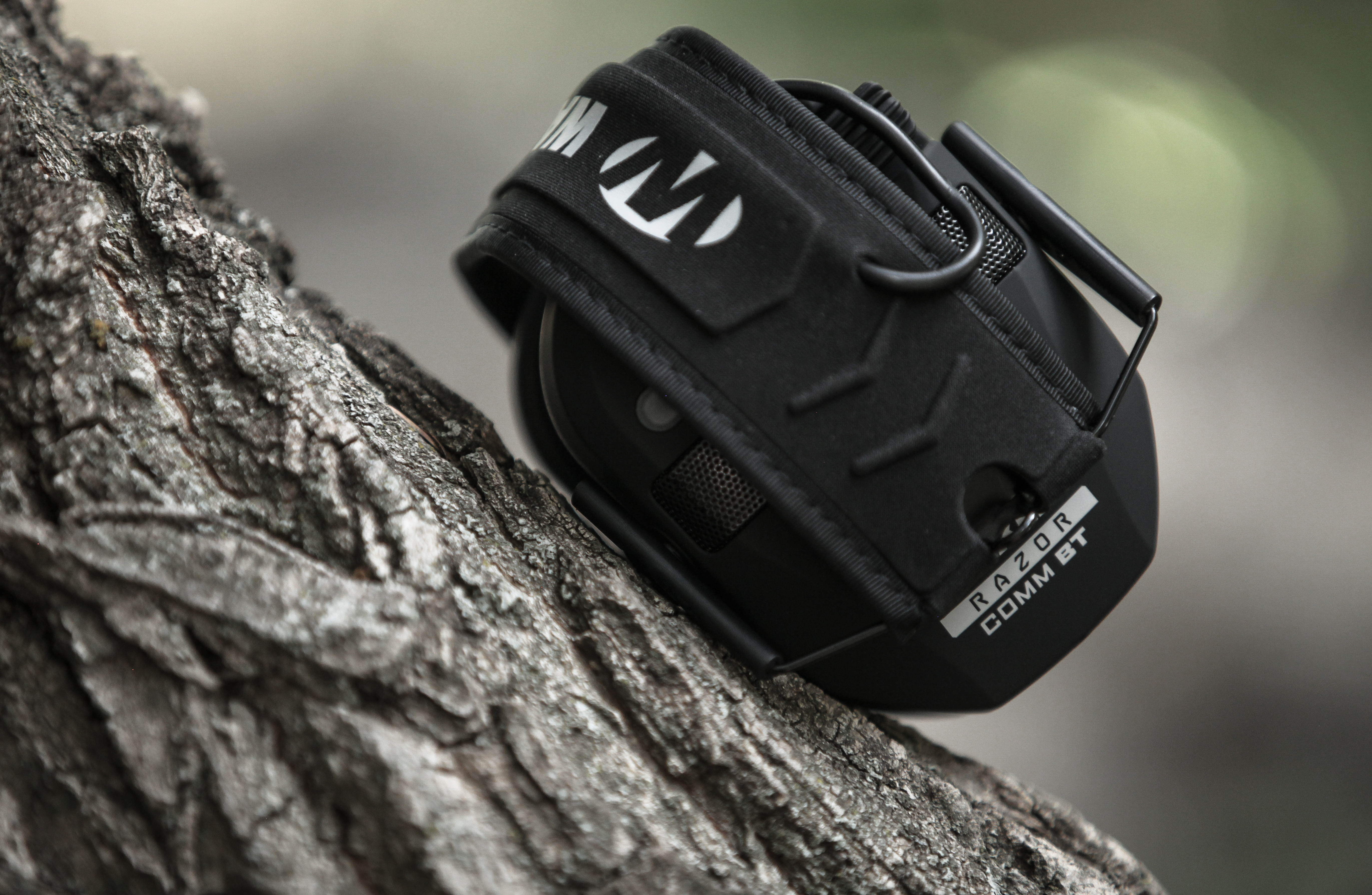 Walkers Razor Slim Electronic Bluetooth Quad Ear Protection Muffs with Case